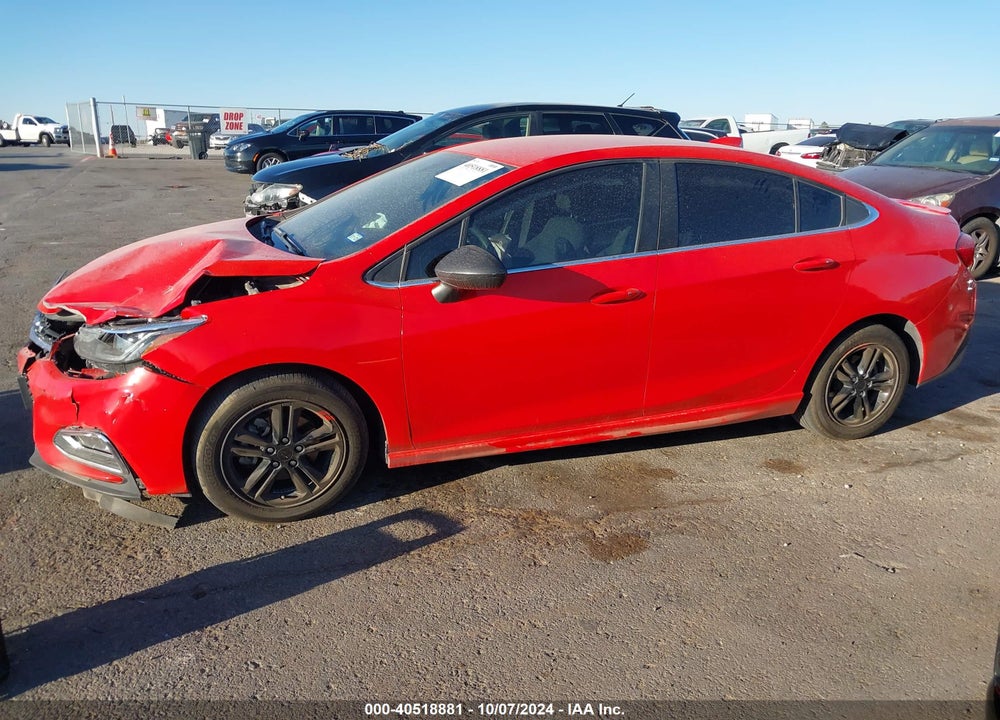 2018 CHEVROLET CRUZE LT AUTO VIN: 1G1BE5SM0J7241579