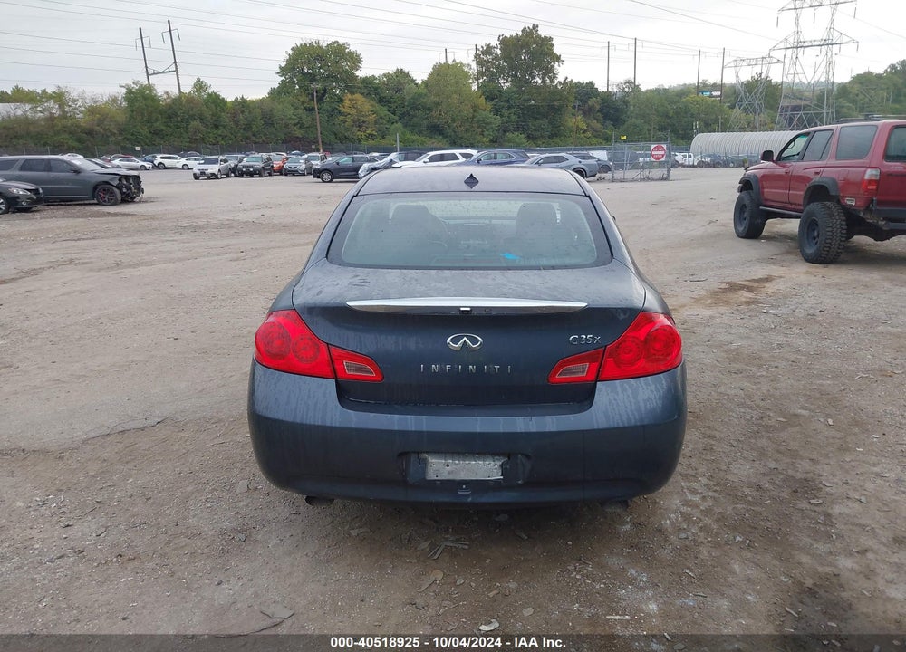 2008 INFINITI G35X VIN: JNKBV61F38M274814