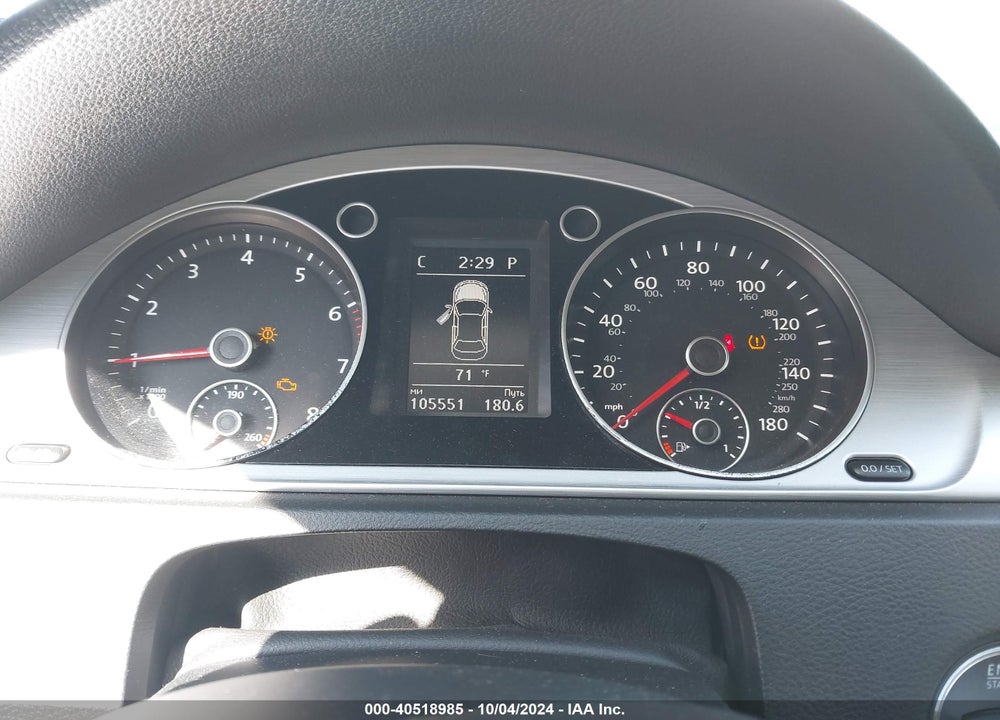 2014 VOLKSWAGEN CC 2.0T SPORT VIN: WVWBN7AN4EE507619