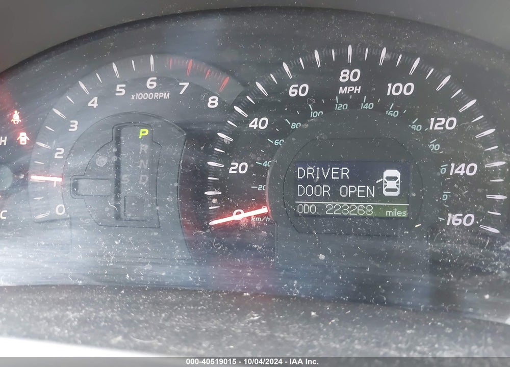2007 TOYOTA CAMRY XLE V6 VIN: 4T1BK46KX7U527822