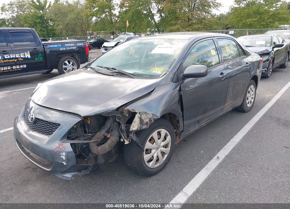 2009 TOYOTA COROLLA LE VIN: 2T1BU40E99C110841
