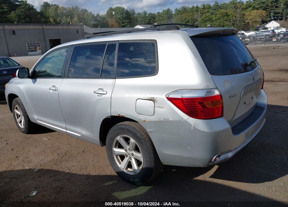 2009 TOYOTA HIGHLANDER VIN: JTEES41A892116994