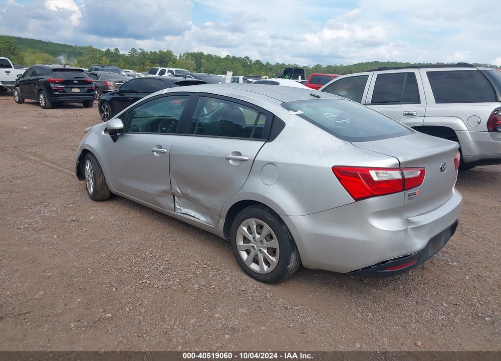 2015 KIA RIO LX VIN: KNADM4A30F6501866