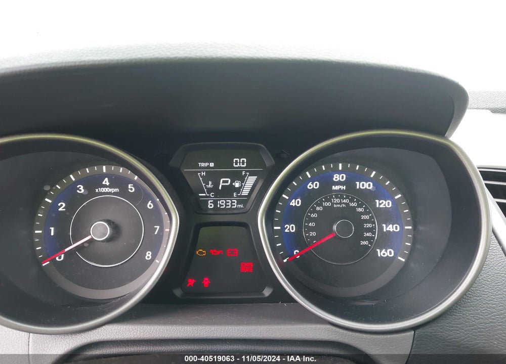 2014 HYUNDAI ELANTRA LIMITED VIN: 5NPDH4AE8EH473408