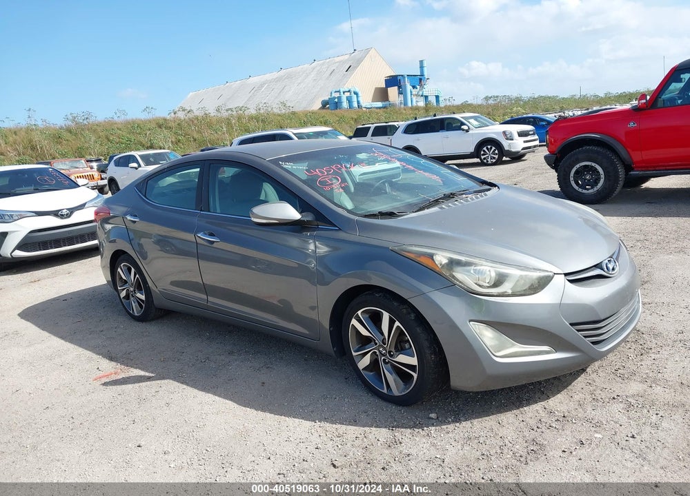 2014 HYUNDAI ELANTRA LIMITED VIN: 5NPDH4AE8EH473408