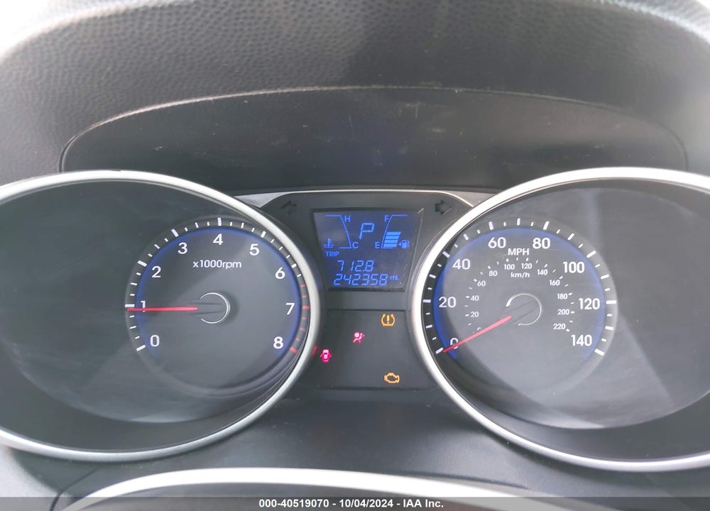2012 HYUNDAI TUCSON GLS VIN: KM8JU3AC5CU472514
