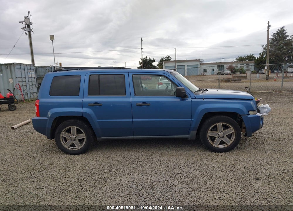 2007 JEEP PATRIOT SPORT VIN: 1J8FF28W27D355857