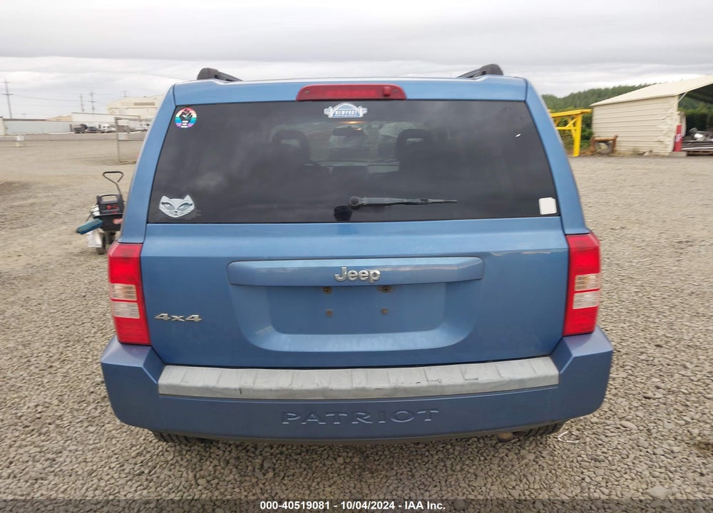 2007 JEEP PATRIOT SPORT VIN: 1J8FF28W27D355857