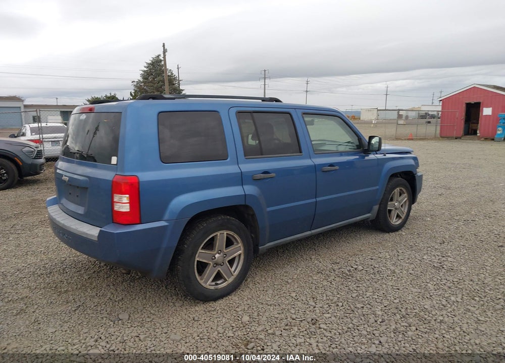 2007 JEEP PATRIOT SPORT VIN: 1J8FF28W27D355857