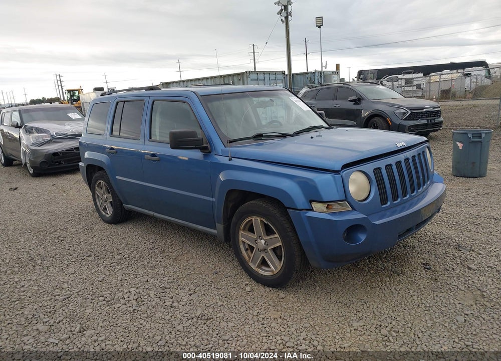 2007 JEEP PATRIOT SPORT VIN: 1J8FF28W27D355857