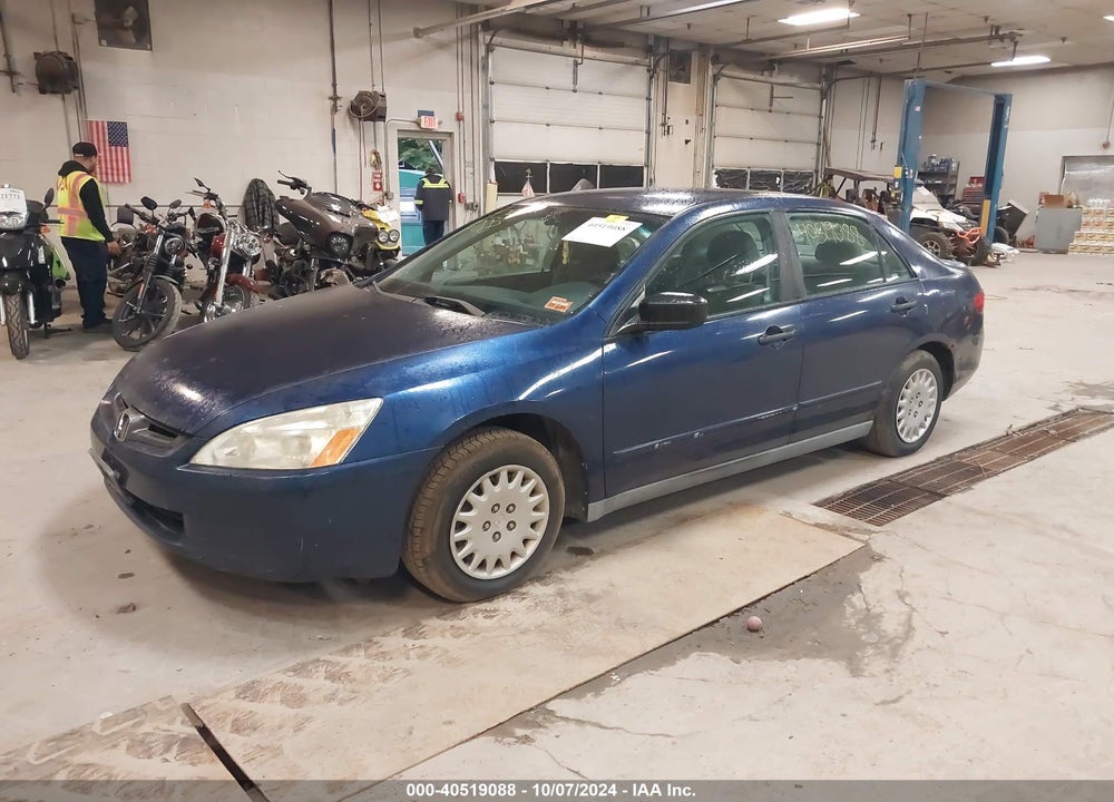 2005 HONDA ACCORD 2.4 DX VIN: 1HGCM55125A073986