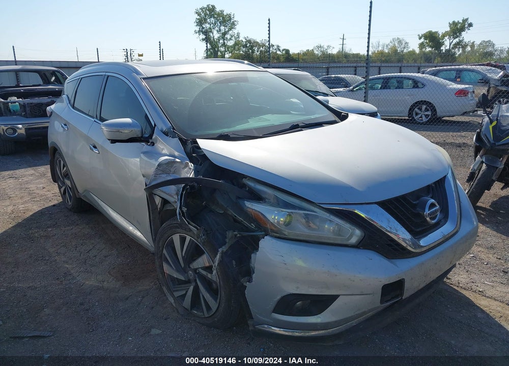 2015 NISSAN MURANO PLATINUM VIN: 5N1AZ2MG6FN217539