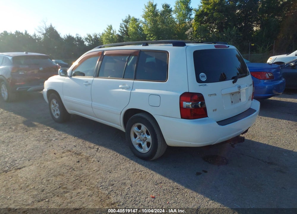 2006 TOYOTA HIGHLANDER V6 VIN: JTEGP21A860109288