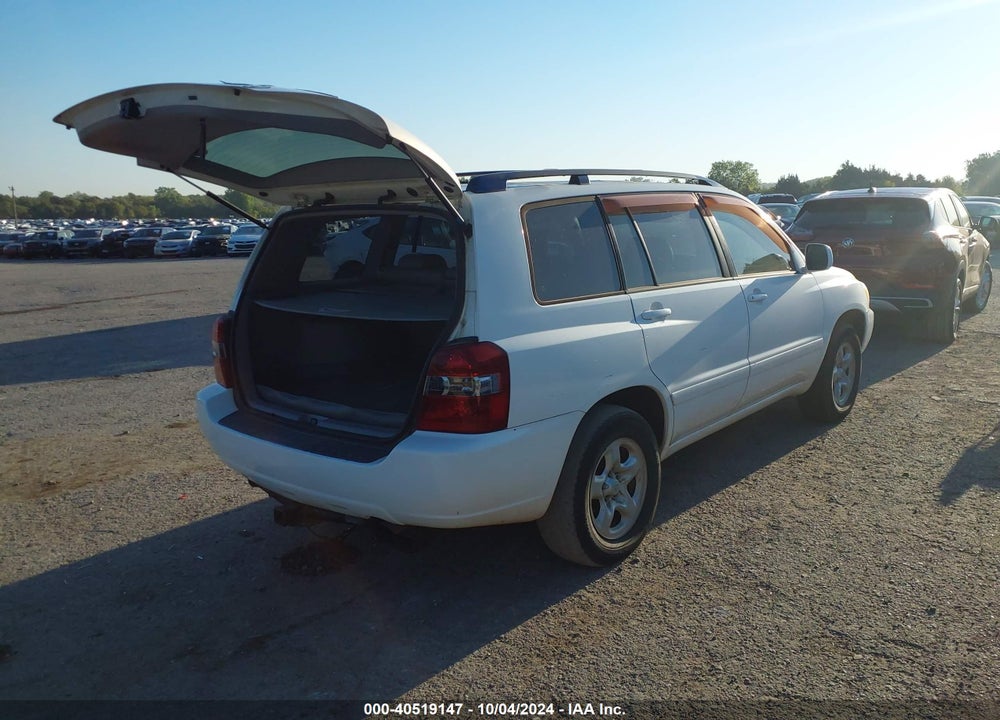 2006 TOYOTA HIGHLANDER V6 VIN: JTEGP21A860109288