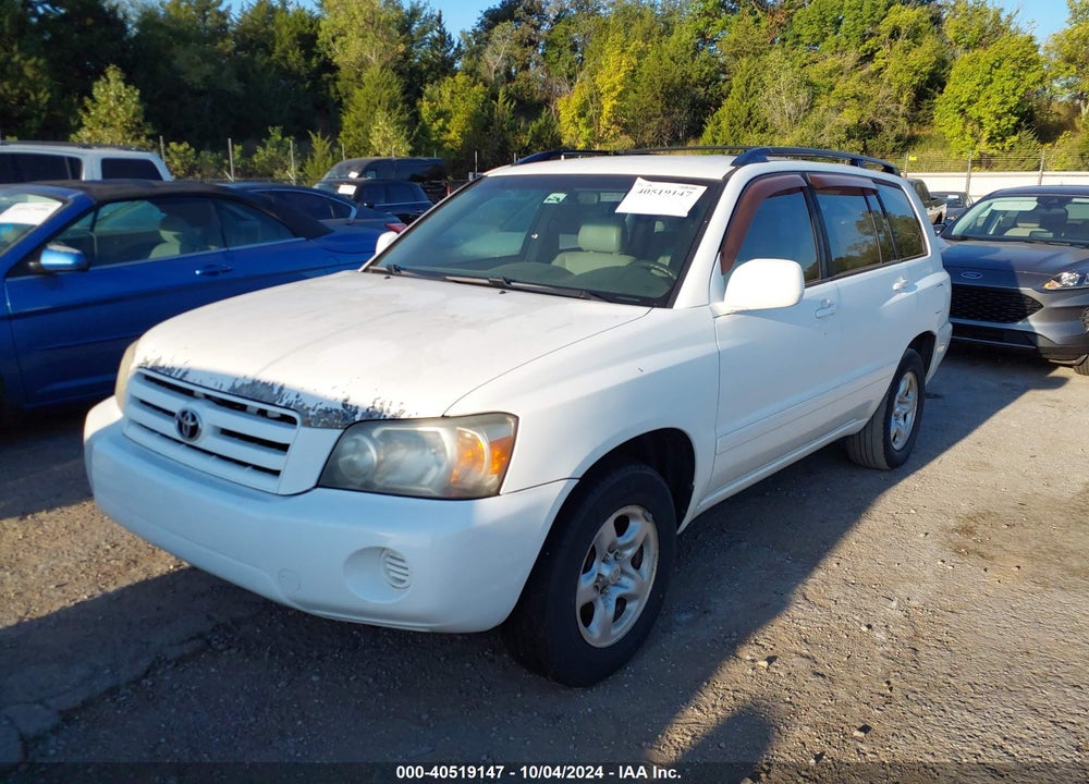 2006 TOYOTA HIGHLANDER V6 VIN: JTEGP21A860109288