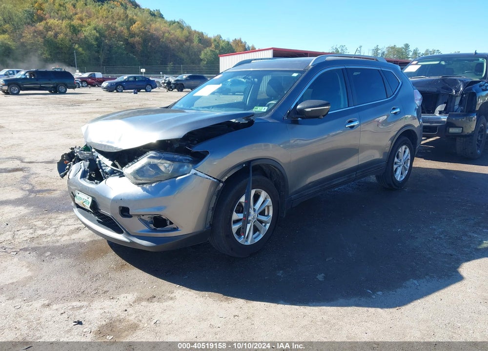 2015 NISSAN ROGUE SV VIN: 5N1AT2MV8FC875245