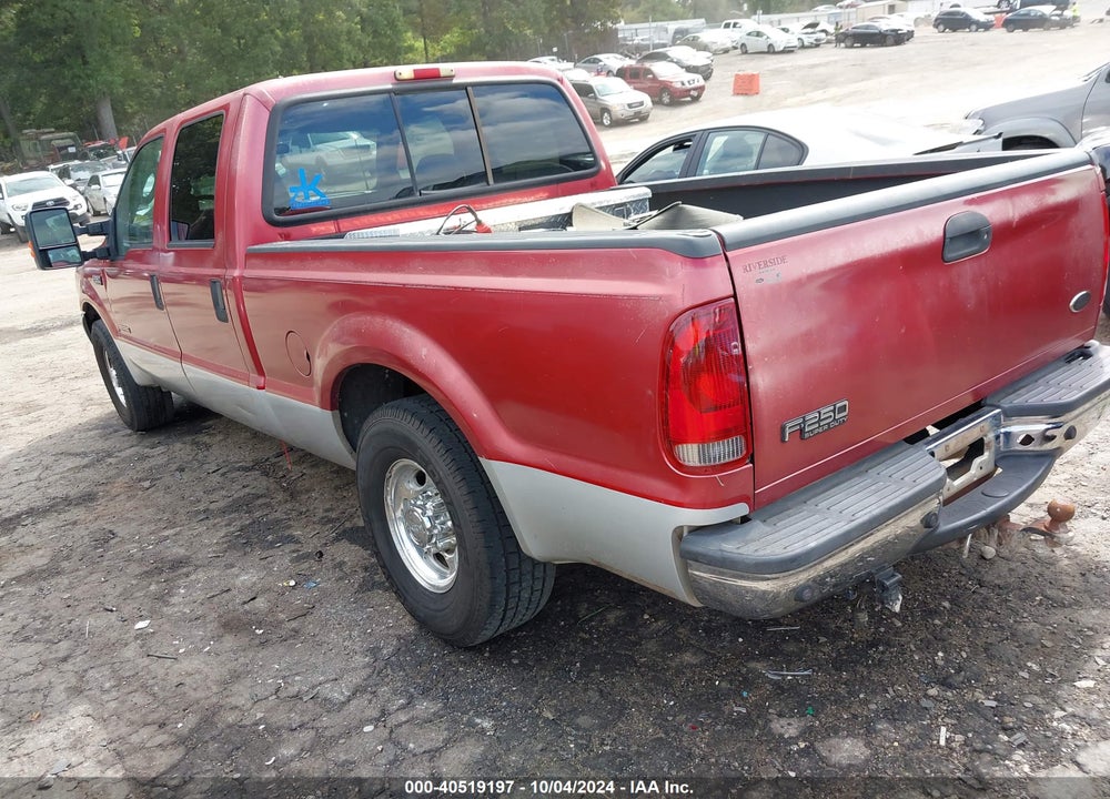 2003 FORD F-250 LARIAT/XL/XLT VIN: 1FTNW20P33ED63476