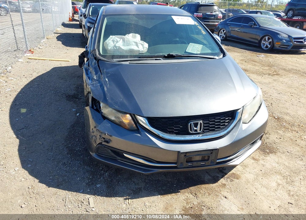 2013 HONDA CIVIC LX VIN: 19XFB2F56DE067217