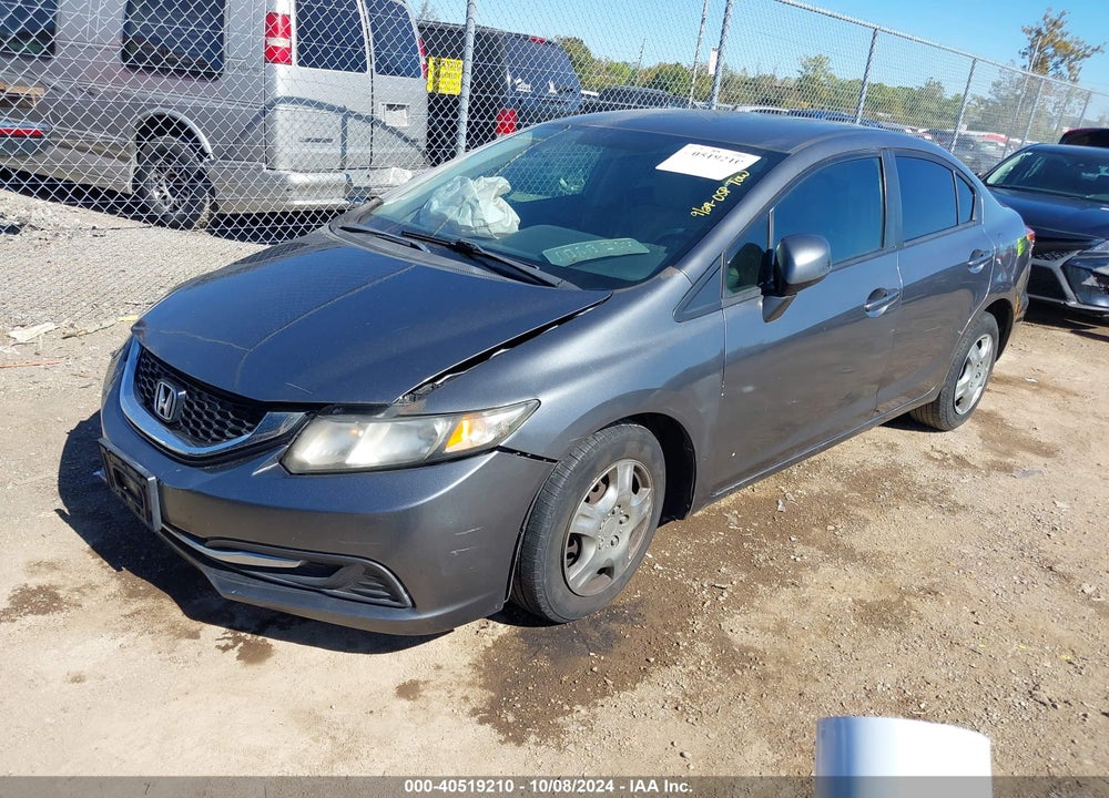 2013 HONDA CIVIC LX VIN: 19XFB2F56DE067217
