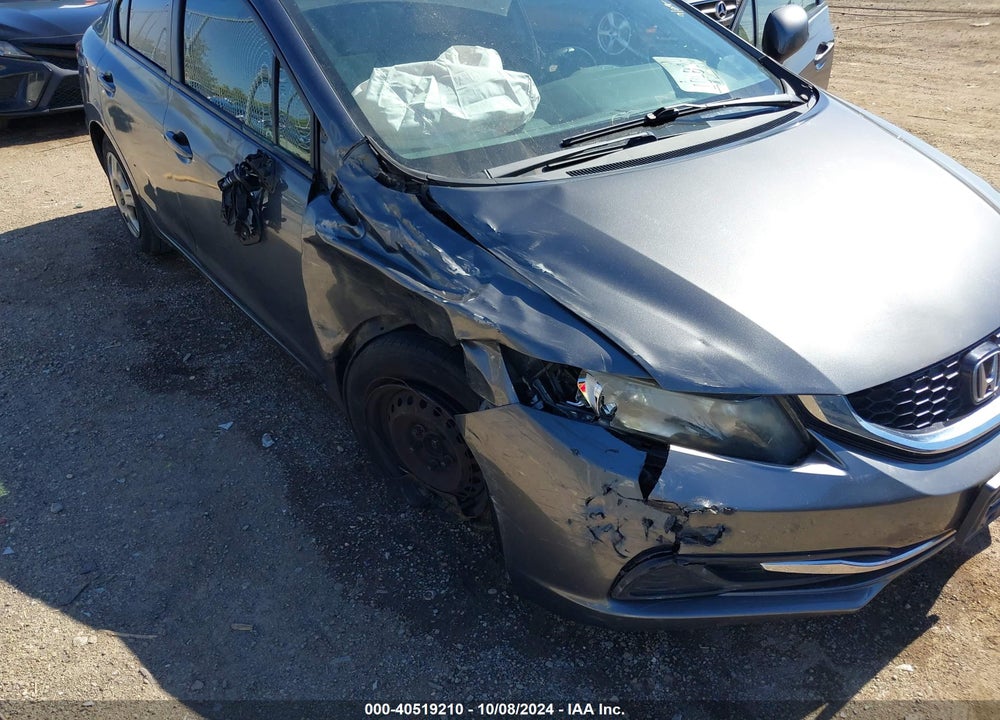 2013 HONDA CIVIC LX VIN: 19XFB2F56DE067217