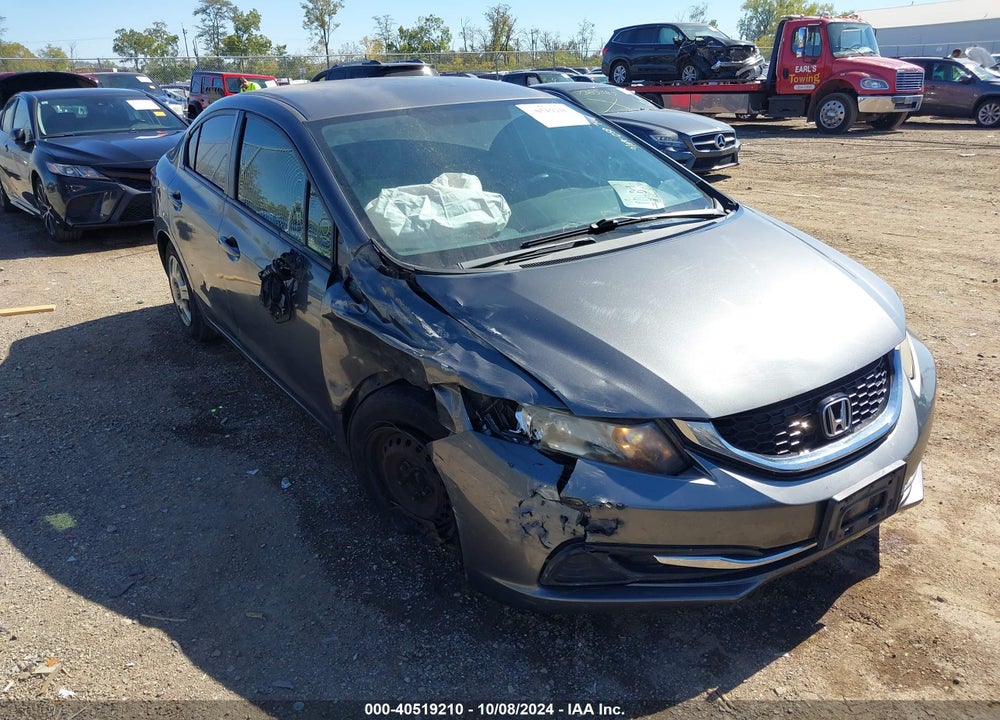 2013 HONDA CIVIC LX VIN: 19XFB2F56DE067217