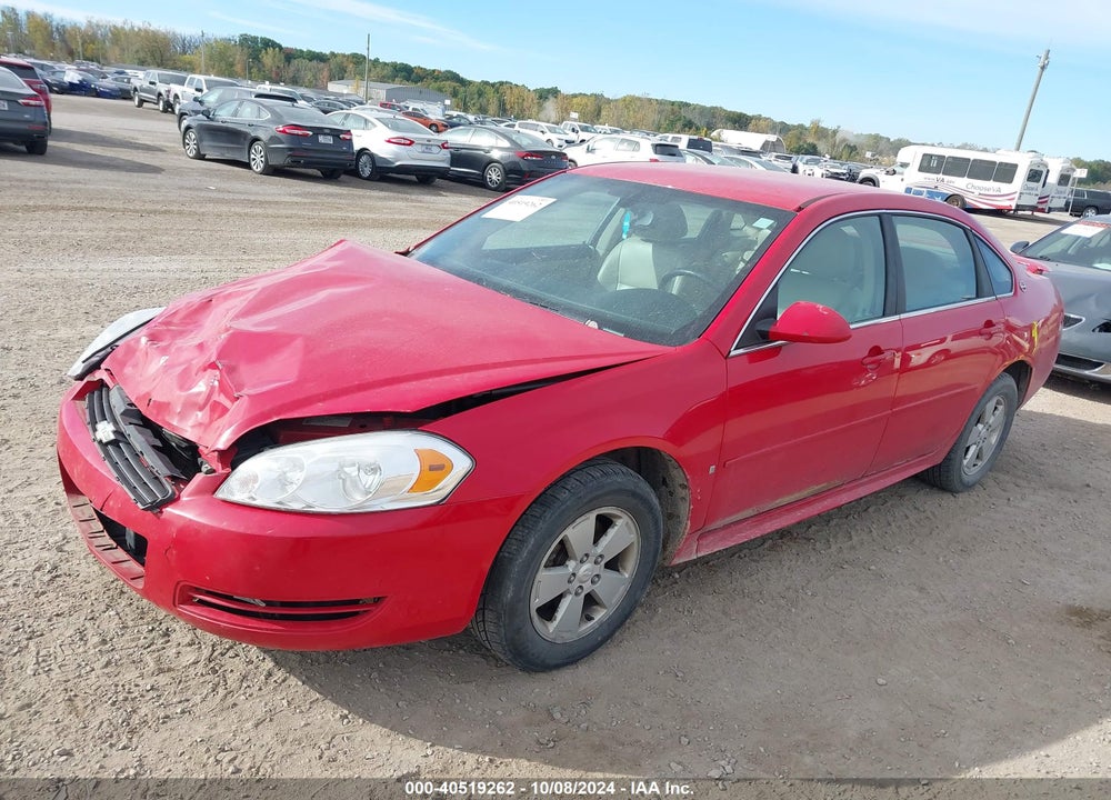 2009 CHEVROLET IMPALA LT VIN: 2G1WT57K491251975
