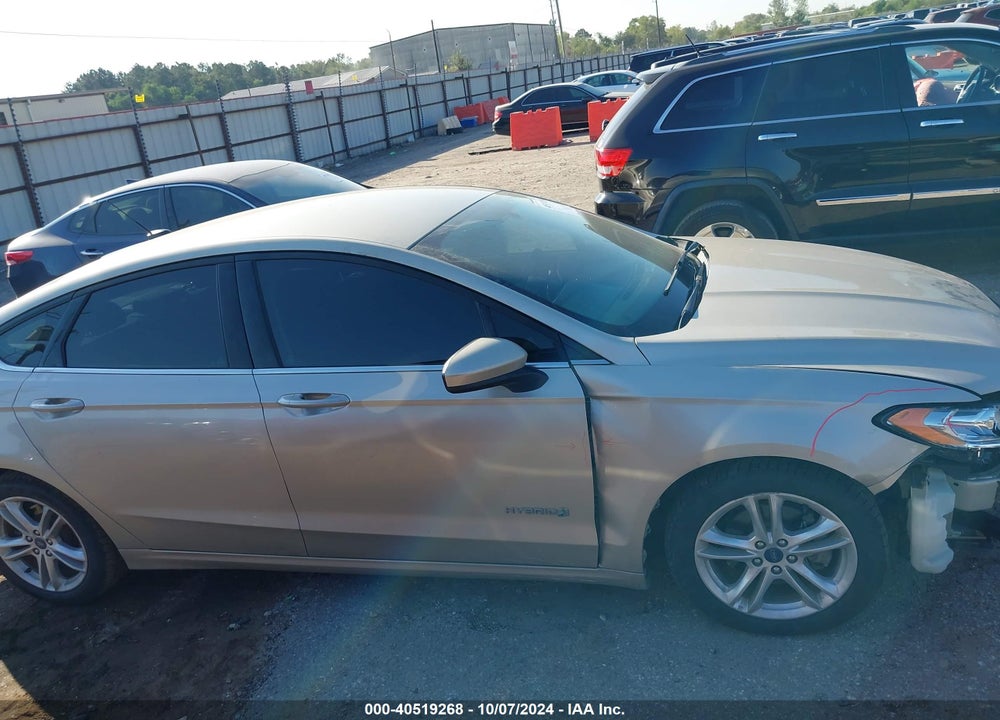 2018 FORD FUSION HYBRID SE VIN: 3FA6P0LU5JR248742