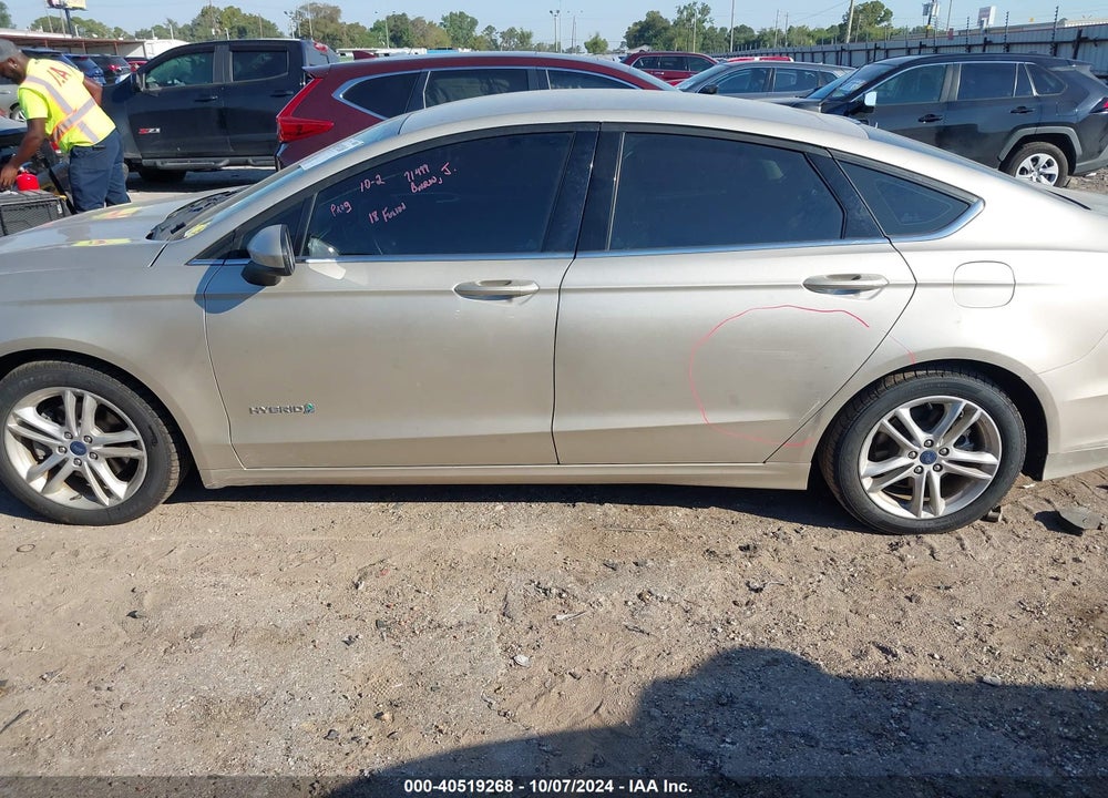 2018 FORD FUSION HYBRID SE VIN: 3FA6P0LU5JR248742