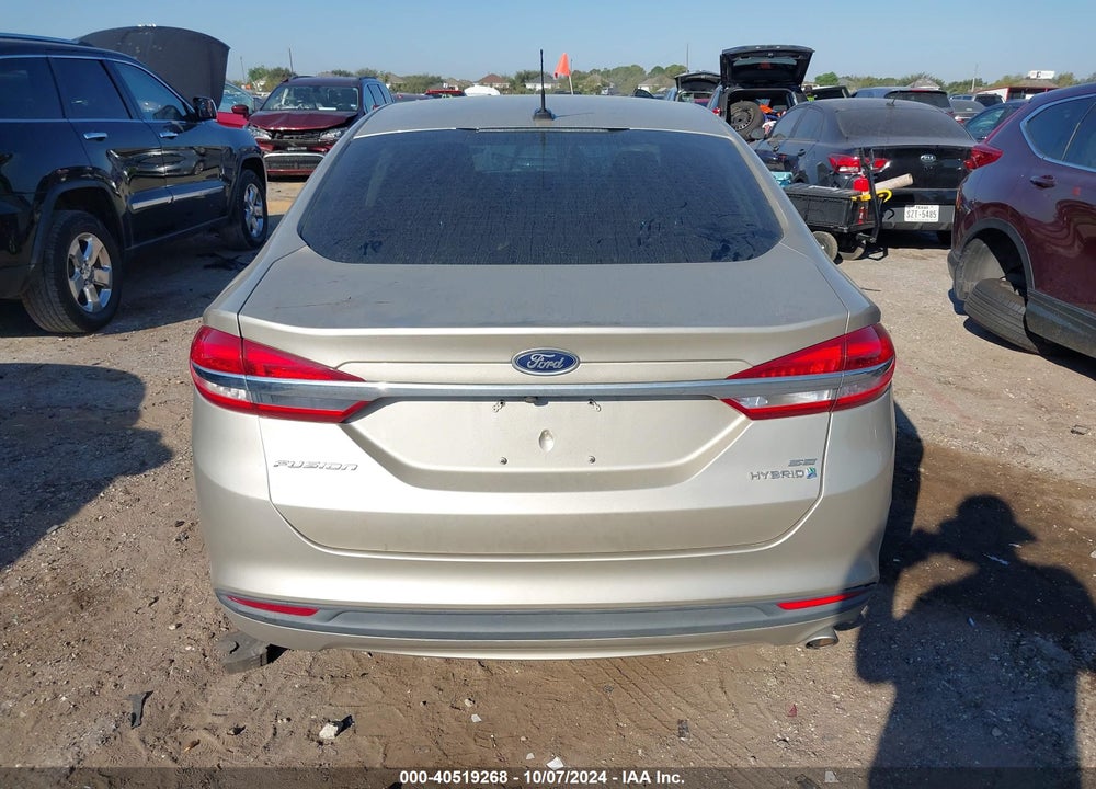 2018 FORD FUSION HYBRID SE VIN: 3FA6P0LU5JR248742