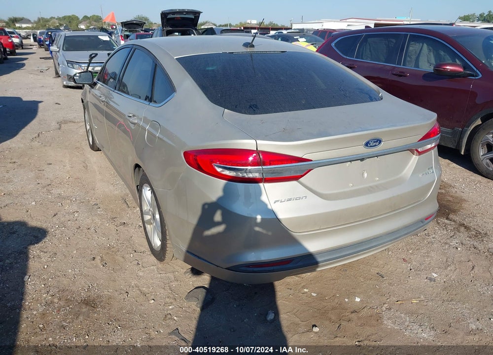 2018 FORD FUSION HYBRID SE VIN: 3FA6P0LU5JR248742