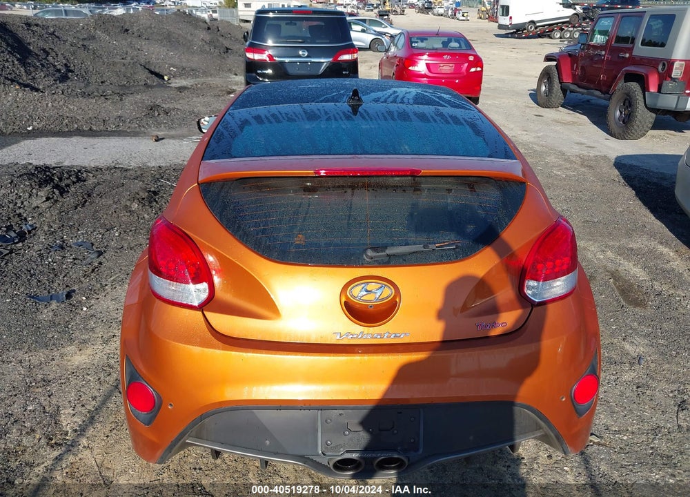 2016 HYUNDAI VELOSTER TURBO VIN: KMHTC6AE7GU286820