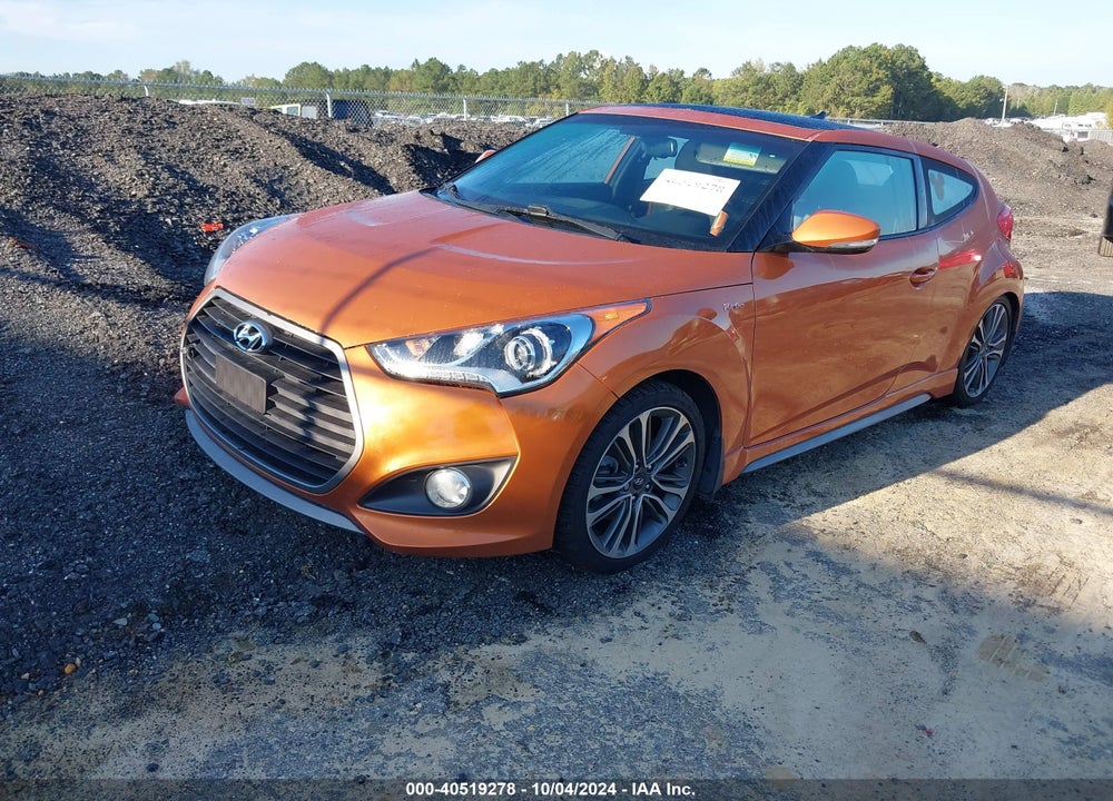 2016 HYUNDAI VELOSTER TURBO VIN: KMHTC6AE7GU286820