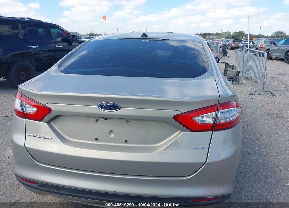 2015 FORD FUSION SE VIN: 3FA6P0H7XFR171182