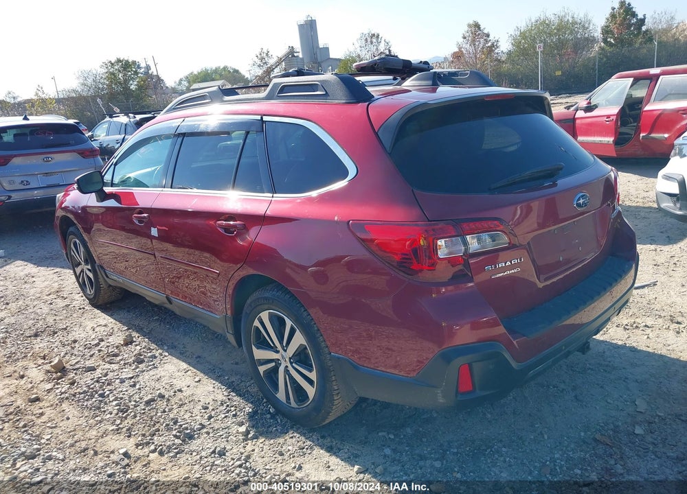 2018 SUBARU OUTBACK 2.5I LIMITED VIN: 4S4BSANC7J3222204