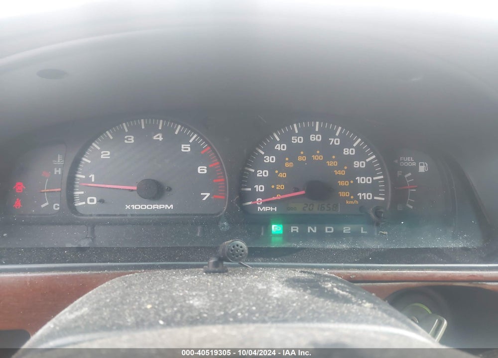 2000 TOYOTA 4RUNNER SR5 V6 VIN: JT3HN86R8Y0260011