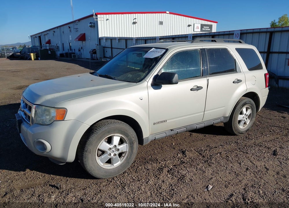 2008 FORD ESCAPE XLT VIN: 1FMCU93128KD74843