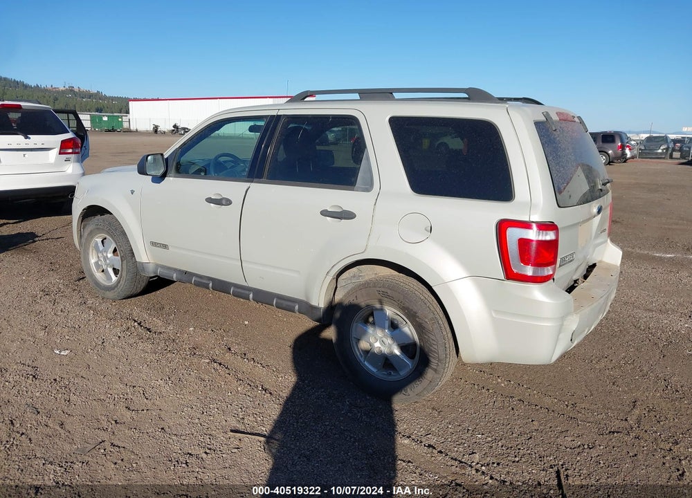 2008 FORD ESCAPE XLT VIN: 1FMCU93128KD74843