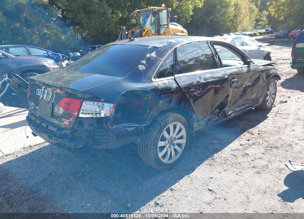2010 AUDI A4 2.0T PREMIUM VIN: WAUFFAFL8AN052218