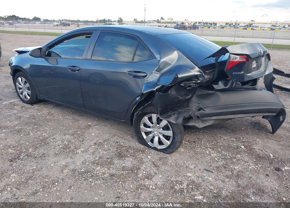 2015 TOYOTA COROLLA LE VIN: 5YFBURHE7FP297560