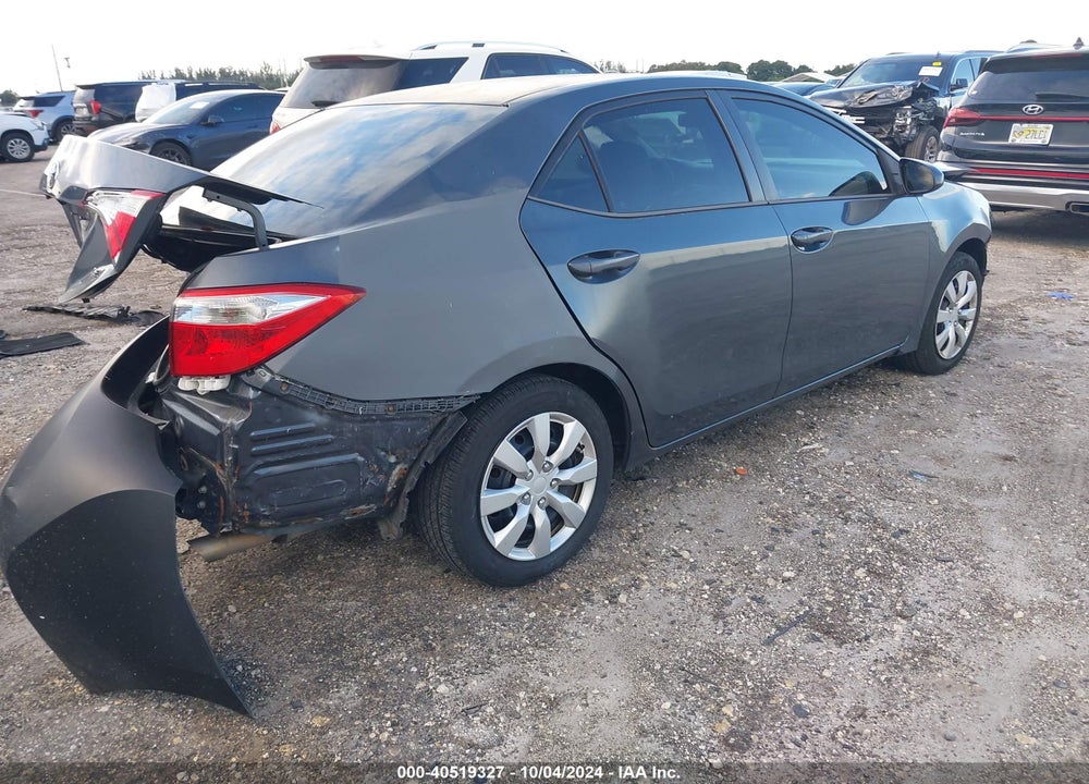 2015 TOYOTA COROLLA LE VIN: 5YFBURHE7FP297560