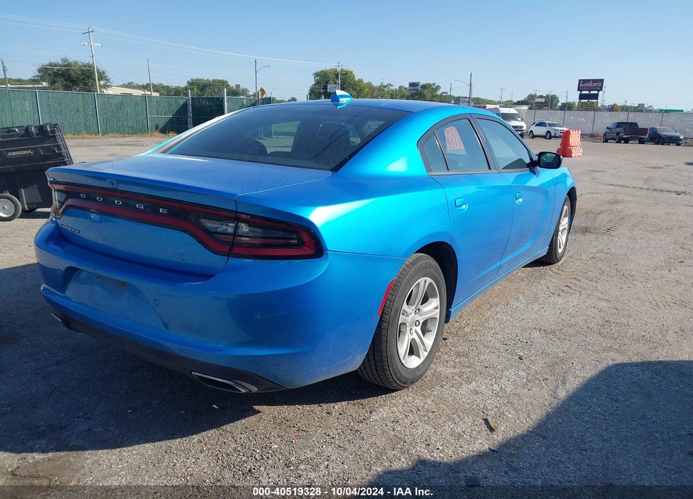 2023 DODGE CHARGER SXT VIN: 2C3CDXBG4PH587821
