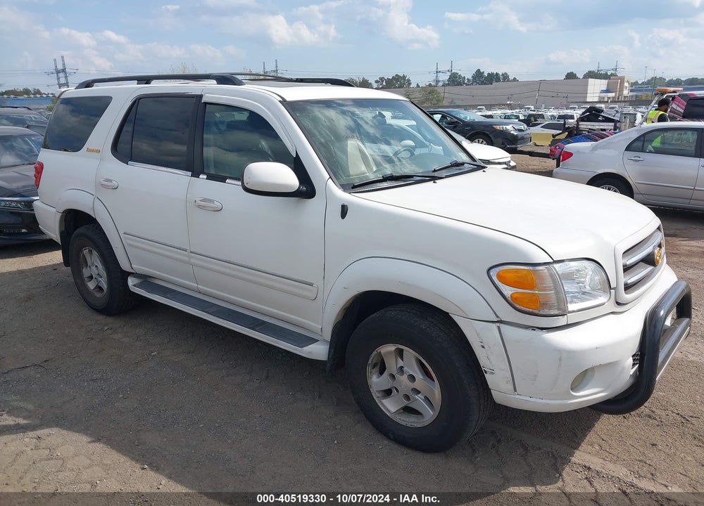 2002 TOYOTA SEQUOIA LIMITED V8 VIN: 5TDBT48AX2S113507