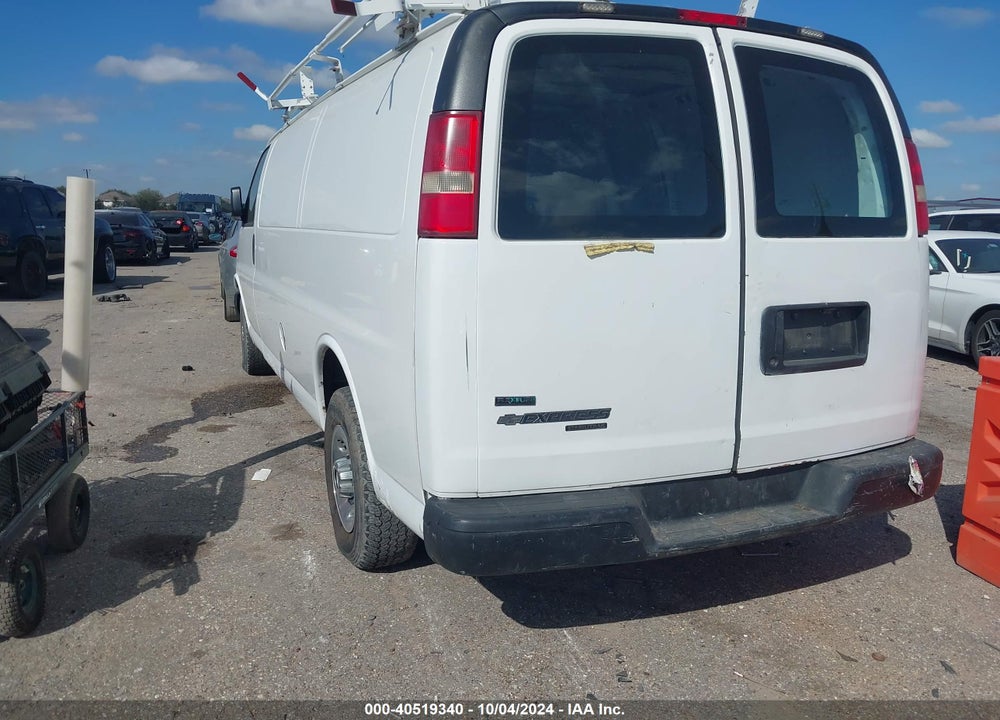 2011 CHEVROLET EXPRESS 2500 WORK VAN VIN: 1GCWGGCA0B1123507