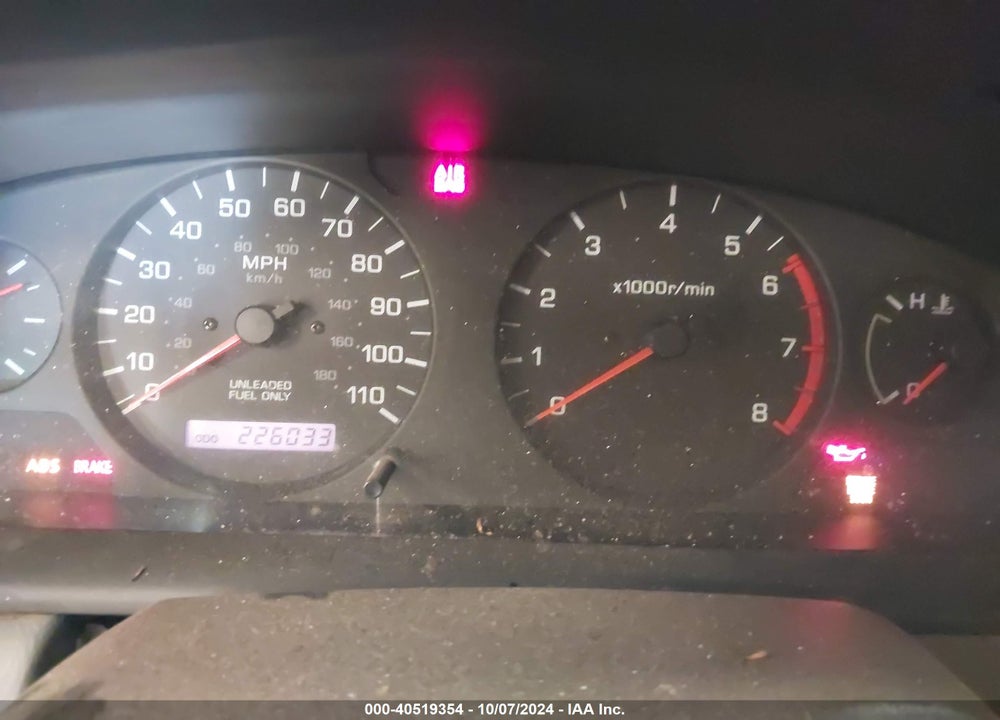 2000 NISSAN FRONTIER SE-V6/XE-V6 VIN: 1N6ED26Y7YC358240