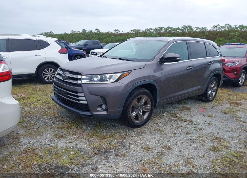 2019 TOYOTA HIGHLANDER LIMITED/PLATINUM VIN: 5TDYZRFH5KS310395