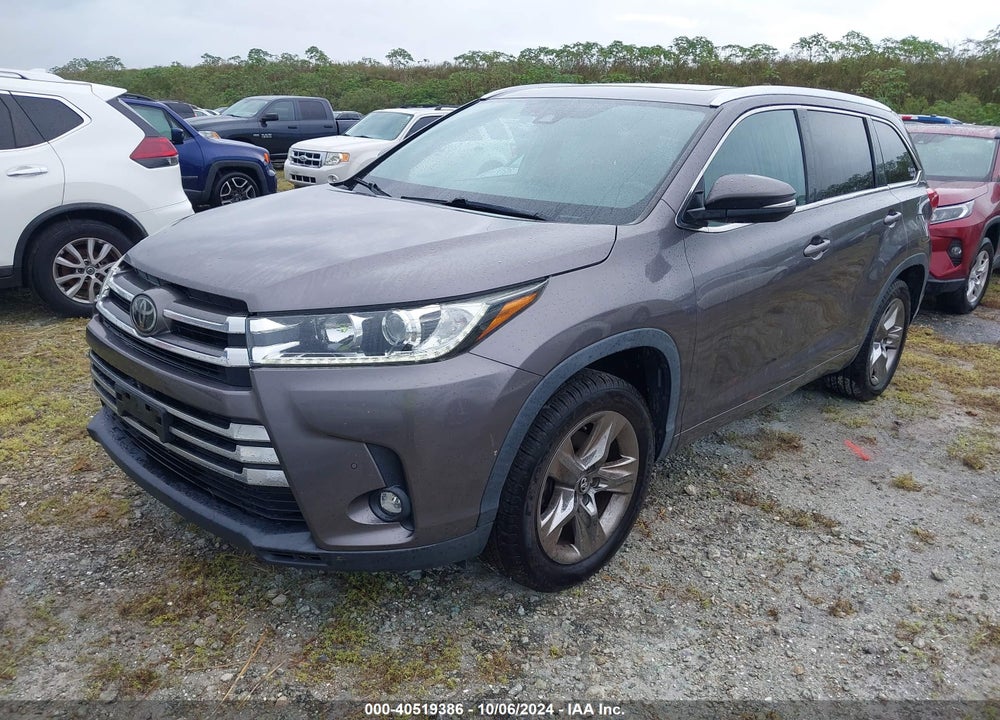 2019 TOYOTA HIGHLANDER LIMITED/PLATINUM VIN: 5TDYZRFH5KS310395