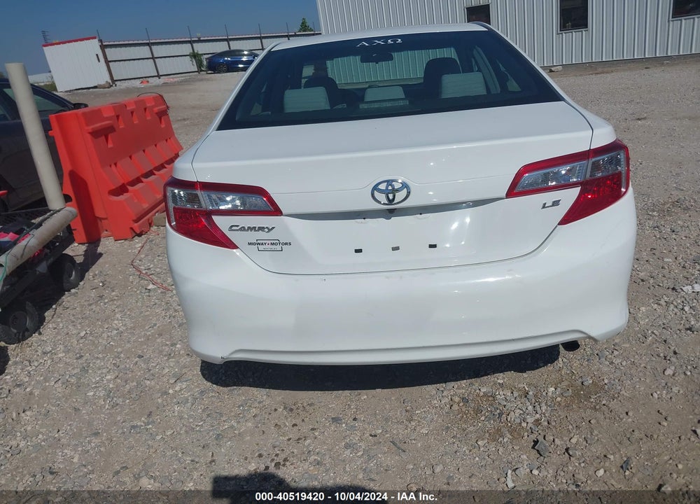 2012 TOYOTA CAMRY LE VIN: 4T4BF1FK1CR199774