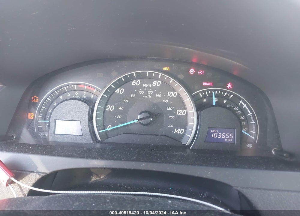 2012 TOYOTA CAMRY LE VIN: 4T4BF1FK1CR199774