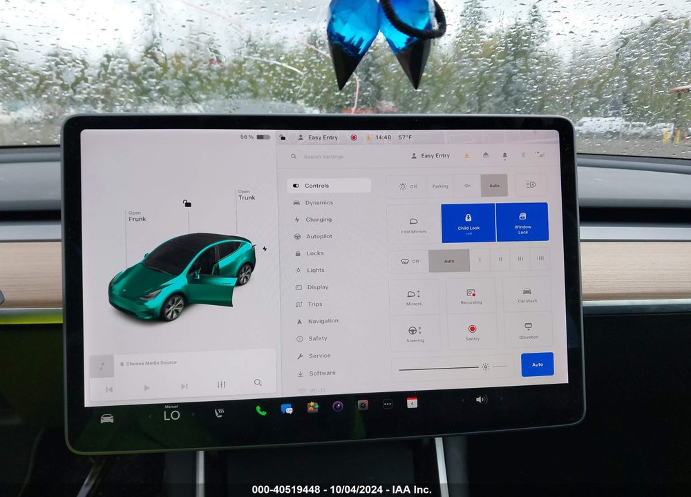 2021 TESLA MODEL Y STANDARD RANGE REAR-WHEEL DRIVE VIN: 5YJYGDED0MF106148