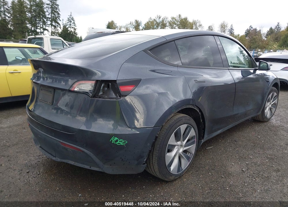 2021 TESLA MODEL Y STANDARD RANGE REAR-WHEEL DRIVE VIN: 5YJYGDED0MF106148